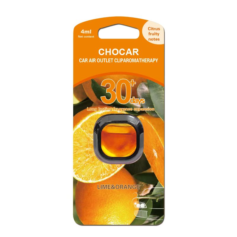 方形双泡壳透气膜香水5 Wooden air freshener